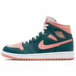 Air Jordan 1 Mid 'Dark Teal Green' Naiste Jordan BQ6472-308 36.5