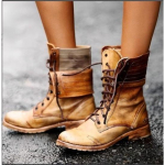 Suurused 36-43 Kingad Naistele S&uuml;gis Saapad Tikand Paelkinnitusega PU Nahk Naiste Jalan&otilde;ud Daamide Kingad Botas De Mujer 39 brown