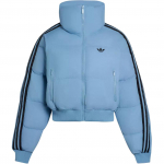 Adidas Originals Mugav L&otilde;tv L&uuml;hike Jakk Br&auml;ndi Logoga Paksenenud Puuvillane Jakk Naiste Jakid Sinine JX2969 M