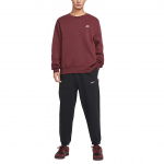Nike Club Fleece &Uuml;mmarguse kaelusega Lihtne V&auml;lisspordi L&otilde;tv Vabaaja Dressipluus Meeste dressipluus Tume-Team-Punane FN3887-619 M