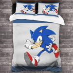 Sonic Kolme Seeria, Kolmeosaline Voodipesu Kodutekstiili Komplekt AU Single 140x210cm
