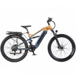 Elektriline maastikuratas KIMDYMA 27,5 1000W mootor t&auml;iskasvanutele E-jalgratas 48V 20AH maksimaalne s&otilde;iduulatus 160km kandev&otilde;ime 150kg K01 Shelves And Mudguards kollane