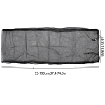 Linnupuuri kate Nailonv&otilde;rgust reguleeritav linnupuuri seemnep&uuml;&uuml;dja ​​Universaalne linnupuuri seemnep&uuml;&uuml;dja ​​linnupuuri kattekaitse must