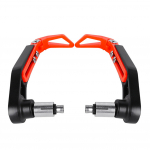 2 tk Mootorratta Piduri Siduri Hoobade Kaitse Alumiiniumsulamist Modifikatsioon Kukkumisvastane Pidurid K&auml;ekaitse Kaare Kaitsevardad oranž