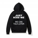 Suudle mind, me saame hiljem r&auml;&auml;kida tr&uuml;kiga puuvillane fliisist kapuutsiga t&auml;navasviiter Kvaliteetne Vabaaja Mood Trendikas T&auml;navamood Unisex Topp 3XL