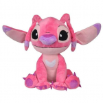 Nicotoy ange c&acirc;lin 120 cm peluche rose/violet