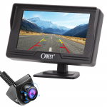 OBEST Uusim 4,3-tolline LCD-monitor, 1080P, tagakaamera monitori komplekt, 5 t&uuml;&uuml;pi