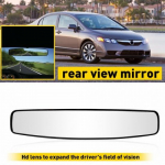 Panoramic Rear View Mirror 17 inches Wide Angle Convex Car Truck SUV Day Night H