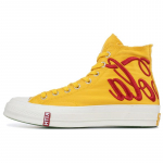 KITH x Converse 1970ndad Coca Cola Chuck Taylor All-Star Hi Vabaaja libisemiskindlad kerged k&otilde;rged tossud Unisex Kollane 42