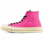 J.W.Anderson x Converse 1970s Hi Fuchsia Purple Island Green Vabaaja libisemiskindlad kulumiskindlad kingad Unisex Roosa 42.5