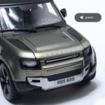 Brago 1:24 Land Rover Defender 2022 Maastur Valatud mudel 24 x 11 x 10 cm, (Roheline/hall), 1 tk roheline