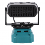 Ruumisoojendaja sobiv DCB208 Li-ioonakule, nutikas p&uuml;sitemperatuuriga elektriline v&auml;ike k&uuml;ttekeha, 200W, 2 tasandit reguleeritav sinine