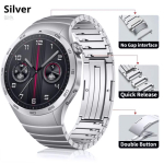 Originaalne tiitlanalumiiniumist metallrihm ilma vahedeta Huawei Watch GT6 Pro 46mm jaoks Luksuslik k&auml;ev&otilde;ru Huawei Watch GT 6 46mm jaoks Spetsiaalne kiirvabastusega kellarihm HUAWEI WATCH GT6 46mm h&otilde;be