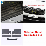 Car Front Grille ert Net Anti-ect Screening Net Protective Head Mesh Accessories Cover For Hyundai Tucson NX4 - With Camera