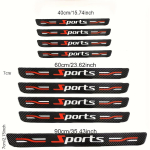9 tk auto uksel&auml;vekaitsete kleebised kile kriimustusvastane s&uuml;sinikkiust kaitse kriimustuspedaali kate autotarvikud 9PCS black