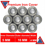 MR105ZZ Double Shielded Ball Bearings 5x10x4 mm 10 Packs High Speed RS 2RS for Industrial Motors For Car Accessories Replacement