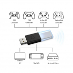 DS50 Pro K&auml;epideme Muundusadapter Mini Plug and Play Bluetooth-&uuml;hilduvad M&auml;ngutarvikud PS5/PS4/XboxElite Pro Kontrollerile