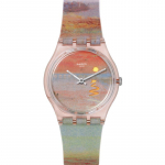 Swatch Scarlet Sunset V&auml;rvi Muutev Kvartsikell 34mm