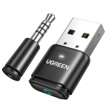UGREEN USB Audio Bluetooth Adapter &uuml;hildub Windowsi ja APTX-iga. Komplektis on Mini Low Plug and Play sertifikaadiga saatja, 5.3 must