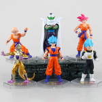 15CM 6tk/1 komplekt Dragon Ball figuur Son Goku Vegeta Frieza Piccolo Kulin Seisvad Anime mudel M&auml;nguasi Kingituskomplekt Tegevusfiguur PVC No box