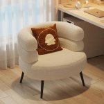 Lambavilla BOBO Tugitool &Uuml;mbritseva Seljatoega Diivanitool Retro Laine Lounge Tool Mugav Magamistoa Tualettlaud