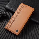 Napa Ehtne Nahast Klapp&uuml;mbris Samsung Galaxy S7 S8 S9 S10 S10E S20 S21 S22 S23 S24 S25 Plus FE Ultra Telefonikate S8&Genuine Leather pruun