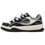 Li Ning Slip Resistant Abrasion Resistant Low top Skateboard Shoes Men's Black White AGCV059-4 40