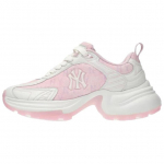 MLB New York Yankees Slip Resistant Abrasion Resistant Low top Chunky Sneakers Unisex Pink 3ASHW065N-50PKS 37.5