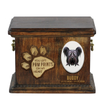 Silky Terrier - urn for dog ashes, personalized urn with engraving, commemorative box for dog ashes by Art-Dog brand