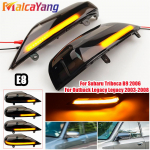 2 tk auto tahavaatepeegli lamp LED d&uuml;naamilised suunatuled Subaru Forester Legacy Outback 2003 2004 2005 2006 2007 2008 jaoks