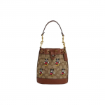Coach X Disney Dempsey 16 Tantsiv Mickey Prindiga T&otilde;mblukuga Sulgemine Kaetud L&otilde;uend ja Kiveeritud Nahast Koti Kott Naiste kotid Khaki CN499-B4R3U Gift Box Set (Basic Set+Yellow Box)