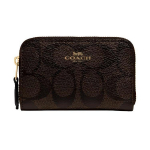 Coach m&uuml;ndikott 12 Monogram lukuga l&uuml;hike l&otilde;uend nahast k&auml;ekotiga rahakott Naiste rahakott Tume pruun 78005-IMAA8 Basic Set (Bag+Dust Bag)