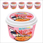Samyang Carbo Buldak Tteokbokki (Kreemjas ja v&uuml;rtsikas) 179g x 4 tassi / 6 tassi 179g x 4ea