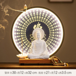 Buddha kuju Tathagata Buddha kuju Sakyamuni suur Buddha kuju Keraamiline lamp Ring Kohandatud Viiruki jaoks Veranda Kodu kaunistus