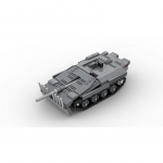 S&otilde;ja s&otilde;jaline Sfl IVc tank Strv 103 ehitusklotsid DIY mudel &uuml;hilduv LEGOdega Laste m&auml;nguasjad Kingitused