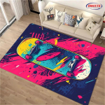 1 tk rula tr&uuml;kiga ala vaip libisemiskindel p&otilde;randamatt laste m&auml;ngutuppa elutuppa magamistuppa diivani kaunistuseks 40x60cm (16x24in)