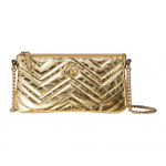Gucci GG Marmont Mini nahast &otilde;lakott lukuga naiste &otilde;lakott kuldne 824950-AAESI-8009 Basic Set (Bag+Dust Bag)