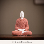 Buddha kuju Sakyamuni Buddha kuju Tathagata Buddha kuju Keraamiline lambir&otilde;ngas Elutuba Viirukihoidja Veranda Kodukaunistus 12.5-8.5-15CM