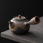 Keraamiline k&uuml;ljek&auml;epidemega teekann Creative Retro Home Keraamiline Pu Erh teekeetja Creative Teetseremoonia Kung Fu teekomplekti tarvikud black