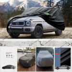 Volkswagen T5 LWB jaoks Volkswagen T6 LWB Reisiauto Katte Veekindel V&auml;litingimustes UV-kaitse P&auml;ikese Vihmakaitse T&auml;ielik Katte Kaitse silver