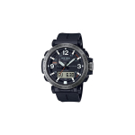 Casio PRO TREK seeria-kahekordne ketasn&auml;idik, v&auml;listingimustes spordiks kuus ringi raadiolaine p&auml;ikeseenergia suur sihverplaat, multifunktsionaalne l&ouml;&ouml;gikindel ja PRW-6611Y-1PR must