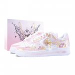 Nike Air Force 1 Laurel Pink Dream Kulumiskindlad Libisemiskindlad Madalad T&otilde;mblukuga Tennisejalatsid Unisex Kuldne Pulber CW2288-111(Team626-) 35.5