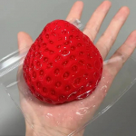 Maasikas Taba Squishy Fidget M&auml;nguasi - Aeglaselt Taastuv Stressimaandav M&auml;nguasi Lastele, T&auml;iskasvanutele, Kontorisse ja Peo kingituseks - Pigistatav Kingitus
