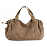 Tote kott, Moodne Retro J&auml;&auml;tunud Kott, Uus L&otilde;tv Volditud Pehme Nahast Naiste Kott, Lihtne Igap&auml;evane K&auml;ekott khaki