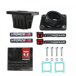 VForce V-force 4 V4R83A-i Sisselaskekollektori membraaniklappidega Suzuki RM 85 2002- Satria 120 Ru 2t Lumba Hiu Rm Rm85 RM85L jaoks V4R83A-I
