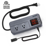 Inkbird 12 perioodi ajaline 1800W temperatuuri ja niiskuse kombineeritud kontroller ITC-608T digitaalne eeljuhtmega pistikupesa niiskusm&otilde;&otilde;tja termostaat Humidity gray
