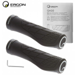 Ergon GA3 L Suurus Ergonoomilised All-Mountain Jalgratta K&auml;epidemed Mugavus ja Randmetugi MTB-le Libisemisvastane M&auml;gi-Maantee Jalgratta Lenkstangi Tarvik GA3 Black
