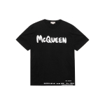 Meeste Alexander McQueen Kootud L&uuml;hikeste Varrukatega Must 622104QPZ570901 XL