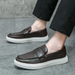 Luksuslik Uus Mood Meeste Must Pruun Penny Loafer Nahast Kingad Mehelikud Mugavad Tossud Tenis Masculino Zapatos Hombre 38