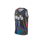 Nike x Kaws Dri-FIT NBA Swingman Jersey 2023/24 City Edition 'Brooklyn Nets Mikal Bridges' Meeste DX8487-014 M